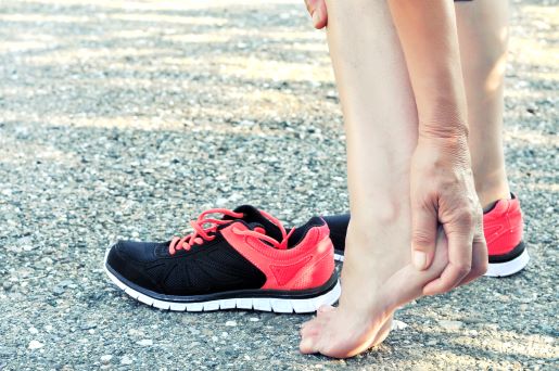 pain at the heel in a runner - calcaneal bursitis
