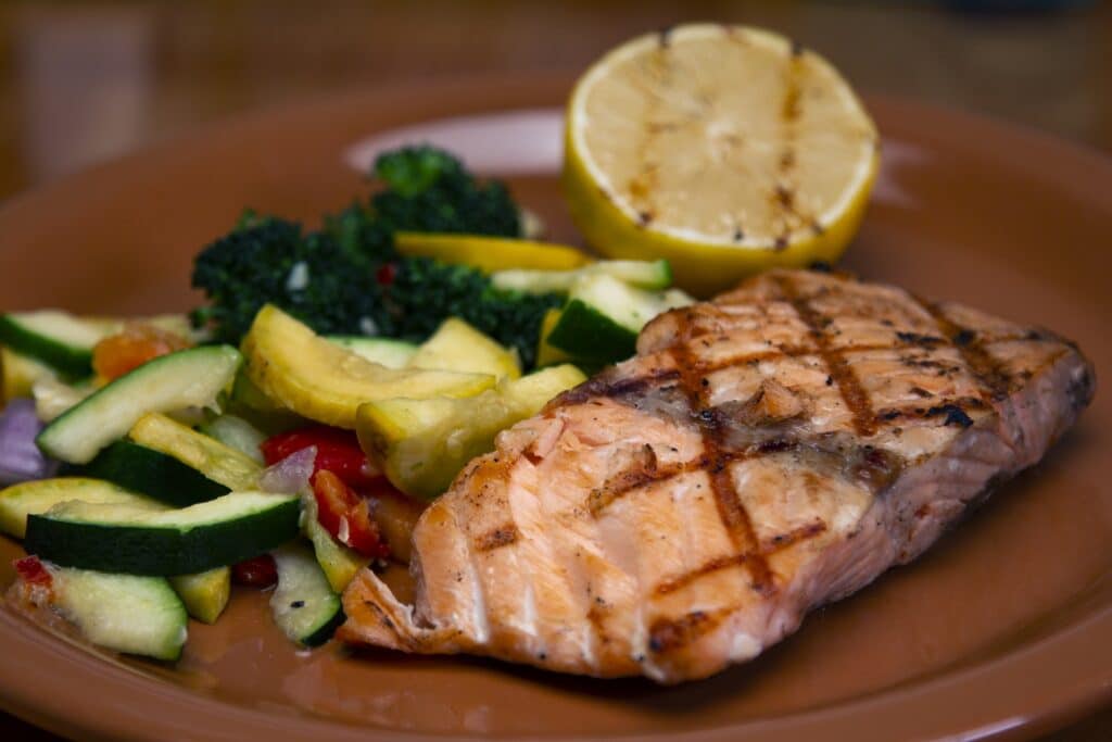 omega-3 benefits from cooked salmon