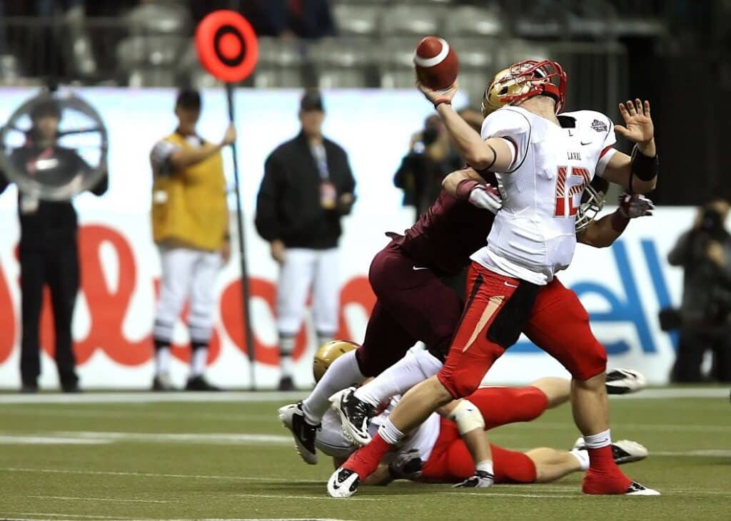 Sport injuries can occur while playing football and treatment by a sports medicine chiropractor is ideal.