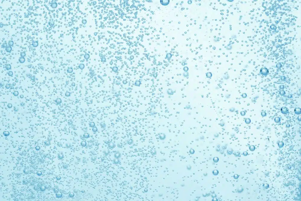 Hydrogen bubbles in water